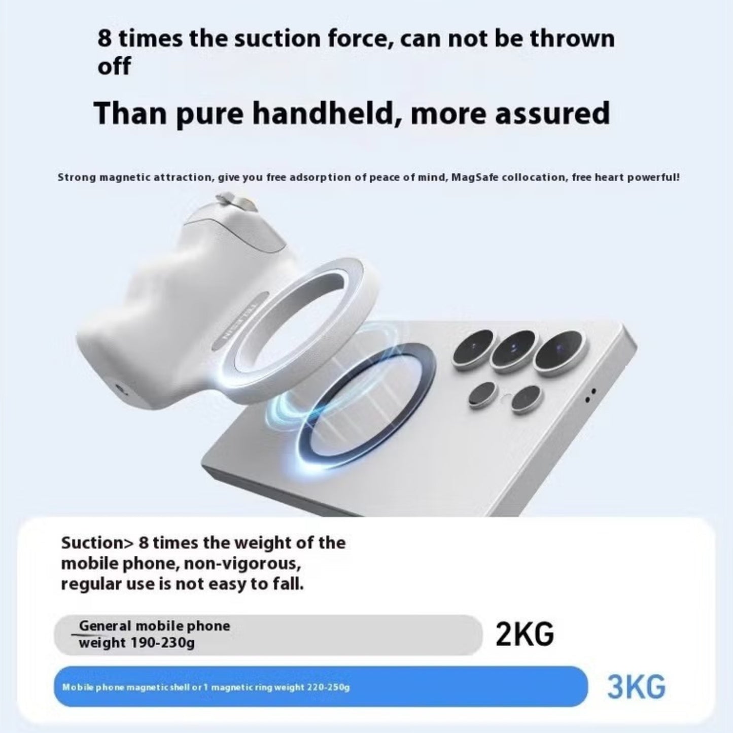 TELESIN Fun Shot Magnetic Grip 2 with Wireless Remote