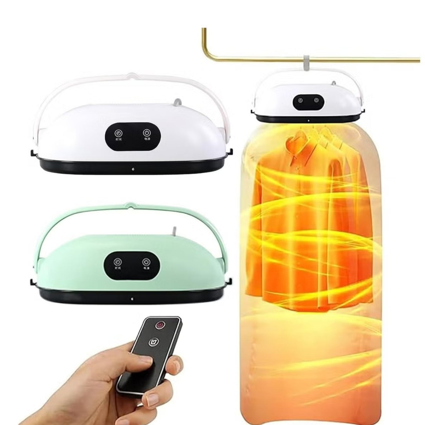 Folding Clothes Dryer AM-400 | Portable Folding Dryer for Home, Apartment, RV & Travel | Quick-Dry Mini Dryer Machine for Light Clothes, Underwear & Baby Wear