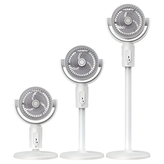 F1 3-in-1 Rechargeable Air Circulation Fan – Remote Control, Adjustable Speed, Intelligent Timing, Wide Angle Air Supply