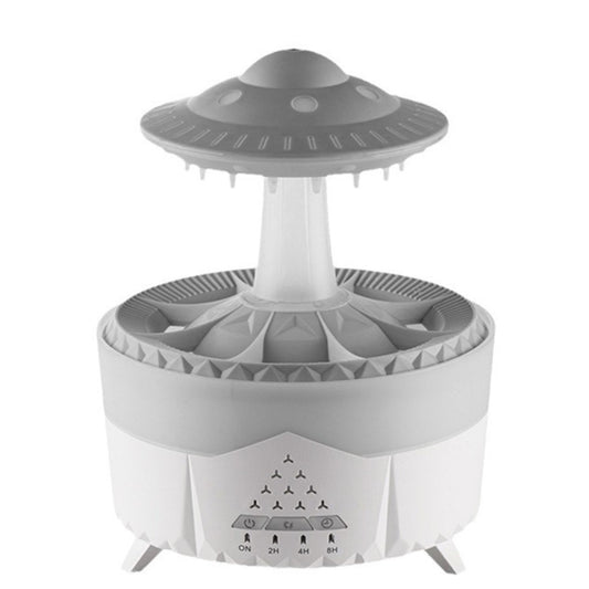 UFO Raindrop Aroma Diffuser | Raindrop Humidifier with Colorful Lights, Remote Control & Timer | Aromatherapy Essential Oil Diffuser