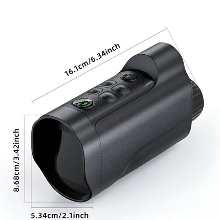 Night Vision Camera with 10x Digital Zoom & Red Dot Sight – 800M Range, Starlight Sensor, Day/Night Use, Photo & Video Capture
