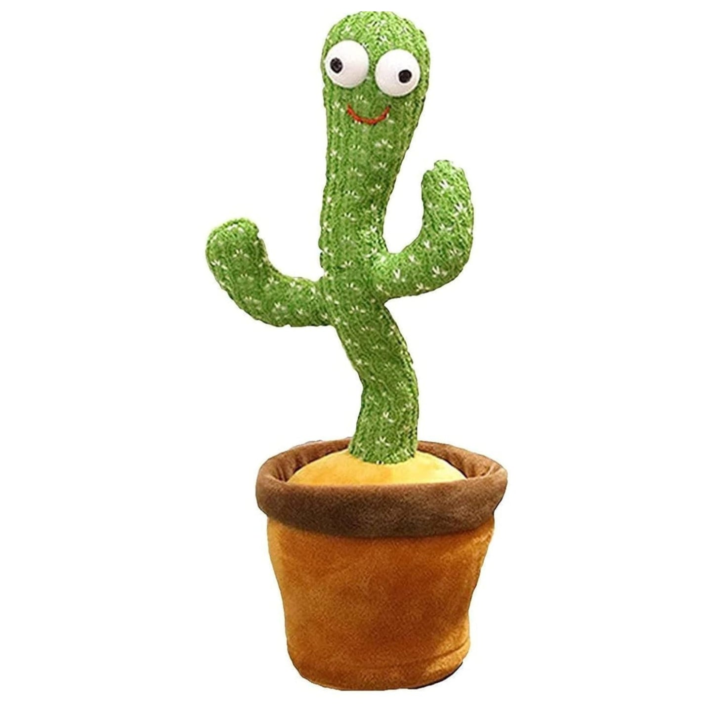 Dancing Cactus Talking Toy – Singing, Mimicry & Recording Plush Toy with Lights | Funny Interactive Educational Toy for Kids