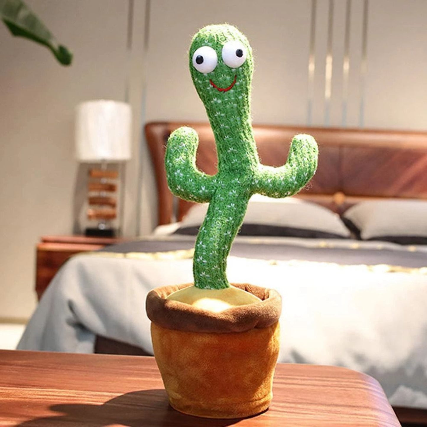 Dancing Cactus Talking Toy – Singing, Mimicry & Recording Plush Toy with Lights | Funny Interactive Educational Toy for Kids