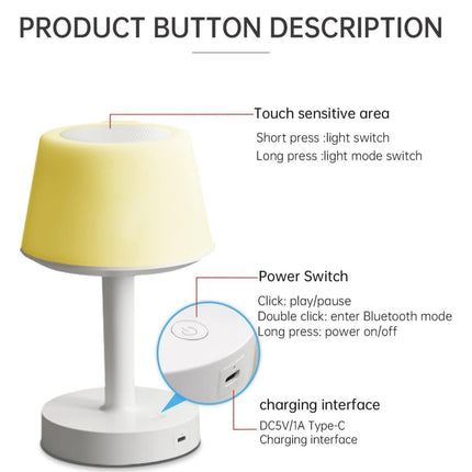 Equantu SQ-917 Desk Lamp Qur’an Speaker – Smart LED Touch Lamp with Bluetooth, Remote, 16 Reciters & 16 Translations | Islamic MP3 Player & Azan Support