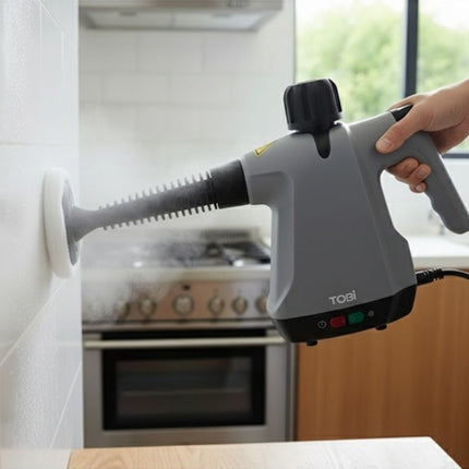 TOBI TB-967 Portable Steam Cleaner 1500W | Deluxe 15-in-1 Multi-Surface Cleaning Machine with Accessories
