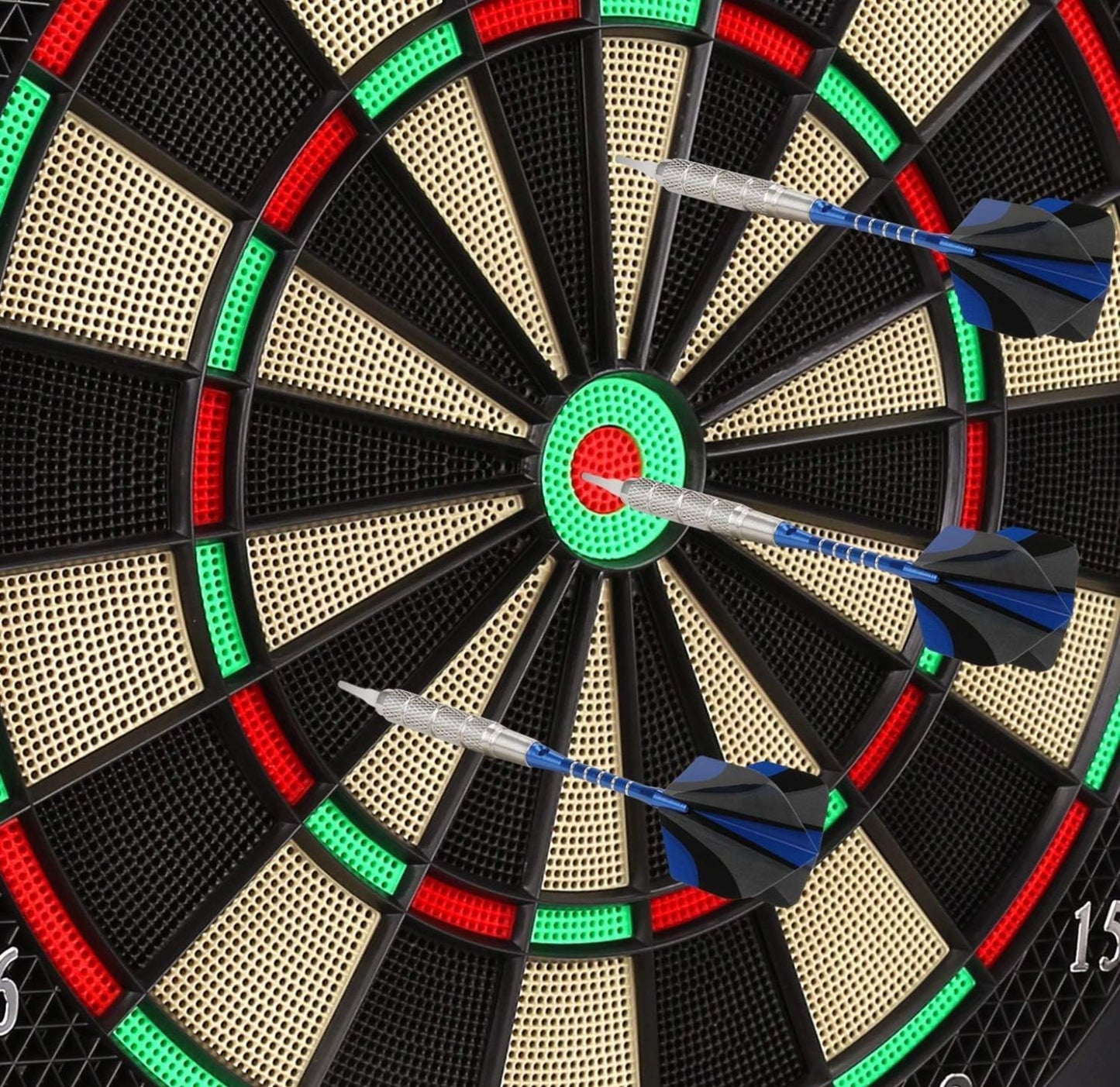 Electronic Dart 4 Board Set with LED Display – 27 Games, 243 Variations, Soft-Tip Safety Darts