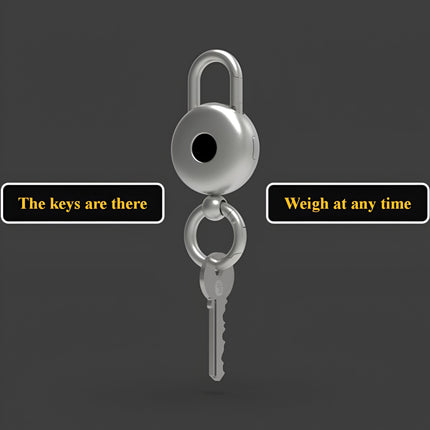 3-in-1 Keychain Digital Scale – Electronic Watch, Key Holder & Portable Weighing Tool