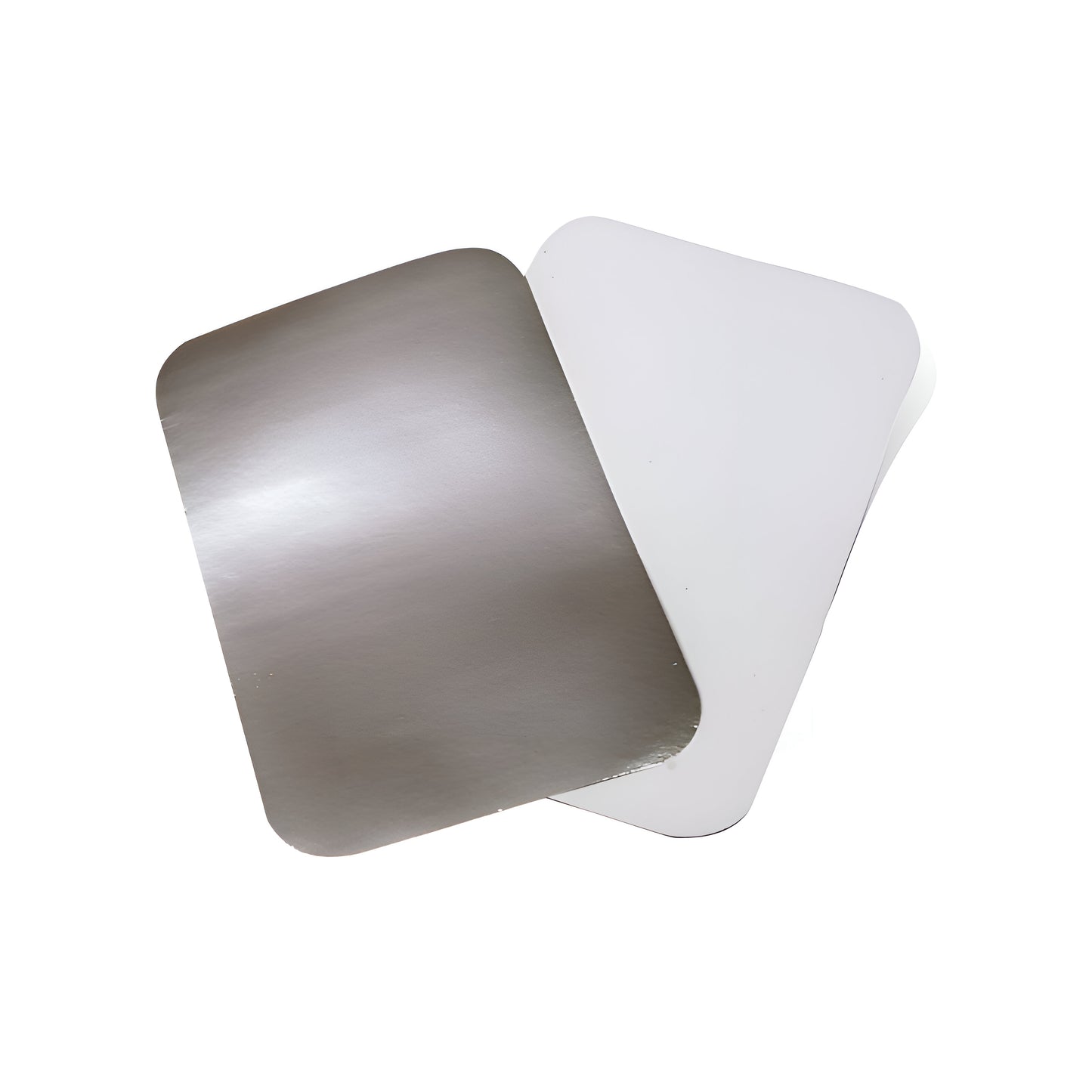 Aluminium Foil Container with 2 Compartments and Lid – Pack of 100 | Dual Section Food Tray for Meal Prep, Takeaway & Storage