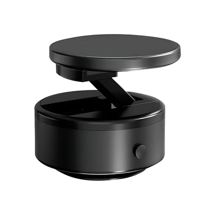 D21 Magnetic Vacuum Phone Holder – 360° Rotatable Suction Mount with Type-C Charging | 65kpa Power for Car, Glass, Mirror, Gym (Black)