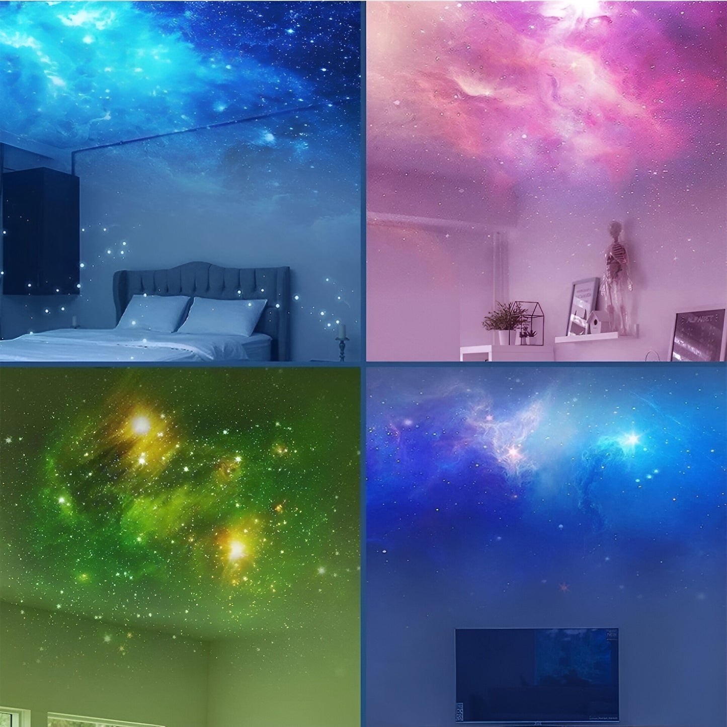Astronaut Galaxy Projector Lamp – Nebula Star Light with Remote Control