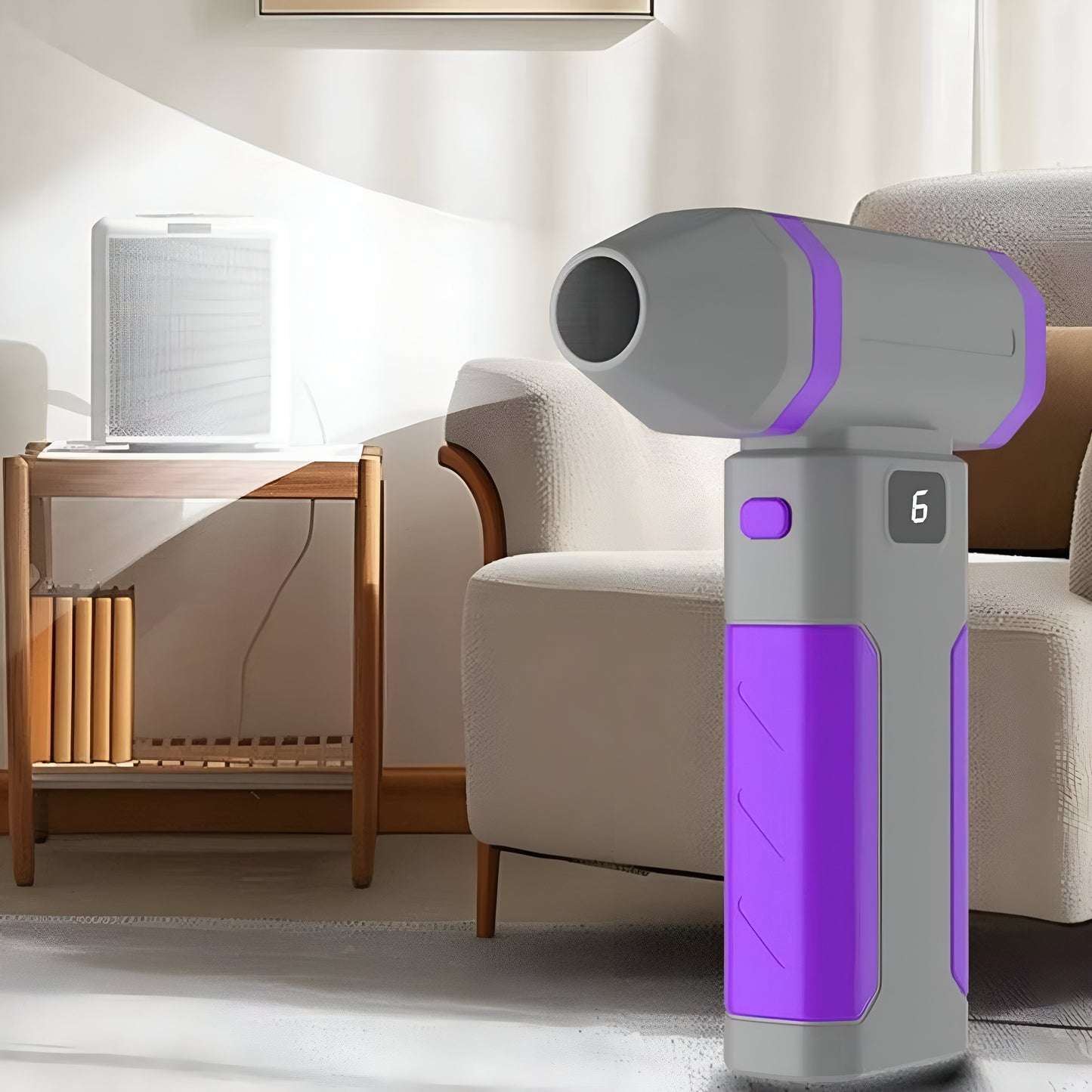 Mini Jet Fan X8 – Ultra-Powerful Handheld Violent Fan with 6-Speed Modes