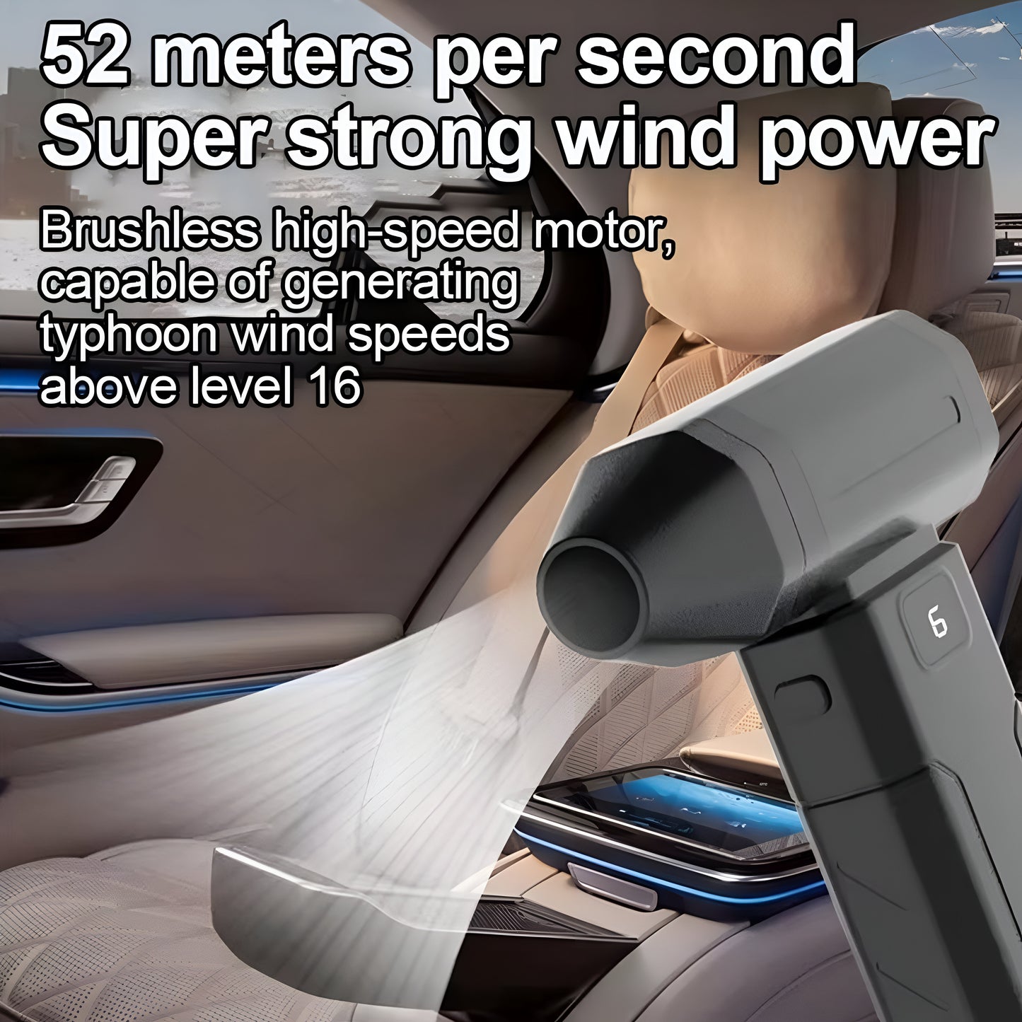 Mini Jet Fan X8 – Ultra-Powerful Handheld Violent Fan with 6-Speed Modes