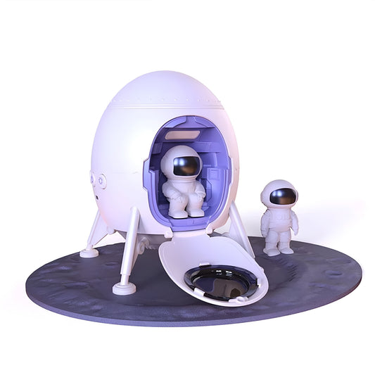 Astronaut Lander Projection Light– Galaxy Projector & Bluetooth Speaker with Astronaut Figures