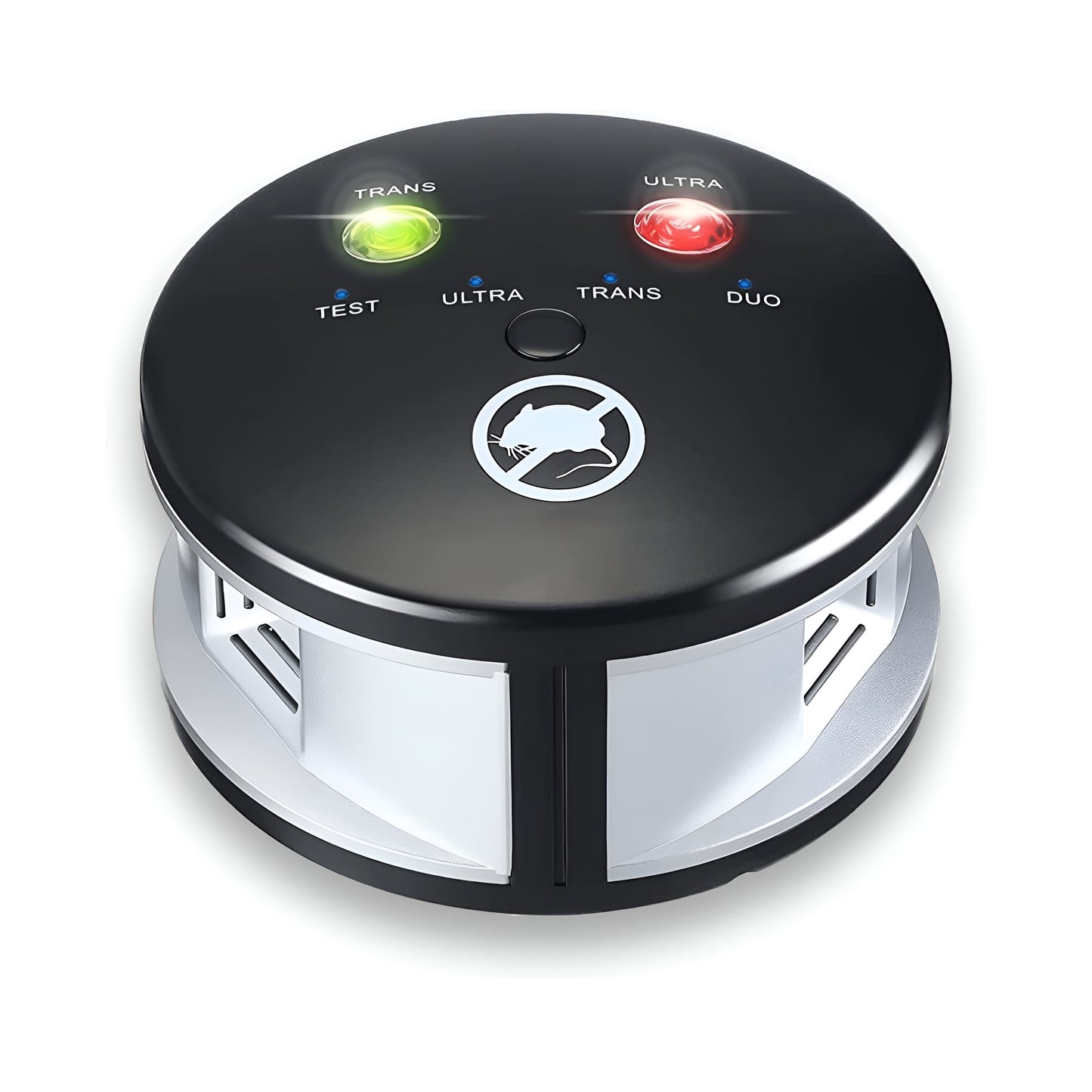 Triple-Rodent-Chaser | Ultrasonic Pest Repeller – 360° Indoor Rodent Deterrent with 4 Modes & Pressure Wave Technology