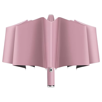 Umbrella with Torch Light, Rotating Handle & 12-Rib Windproof Design 3-Fold LED