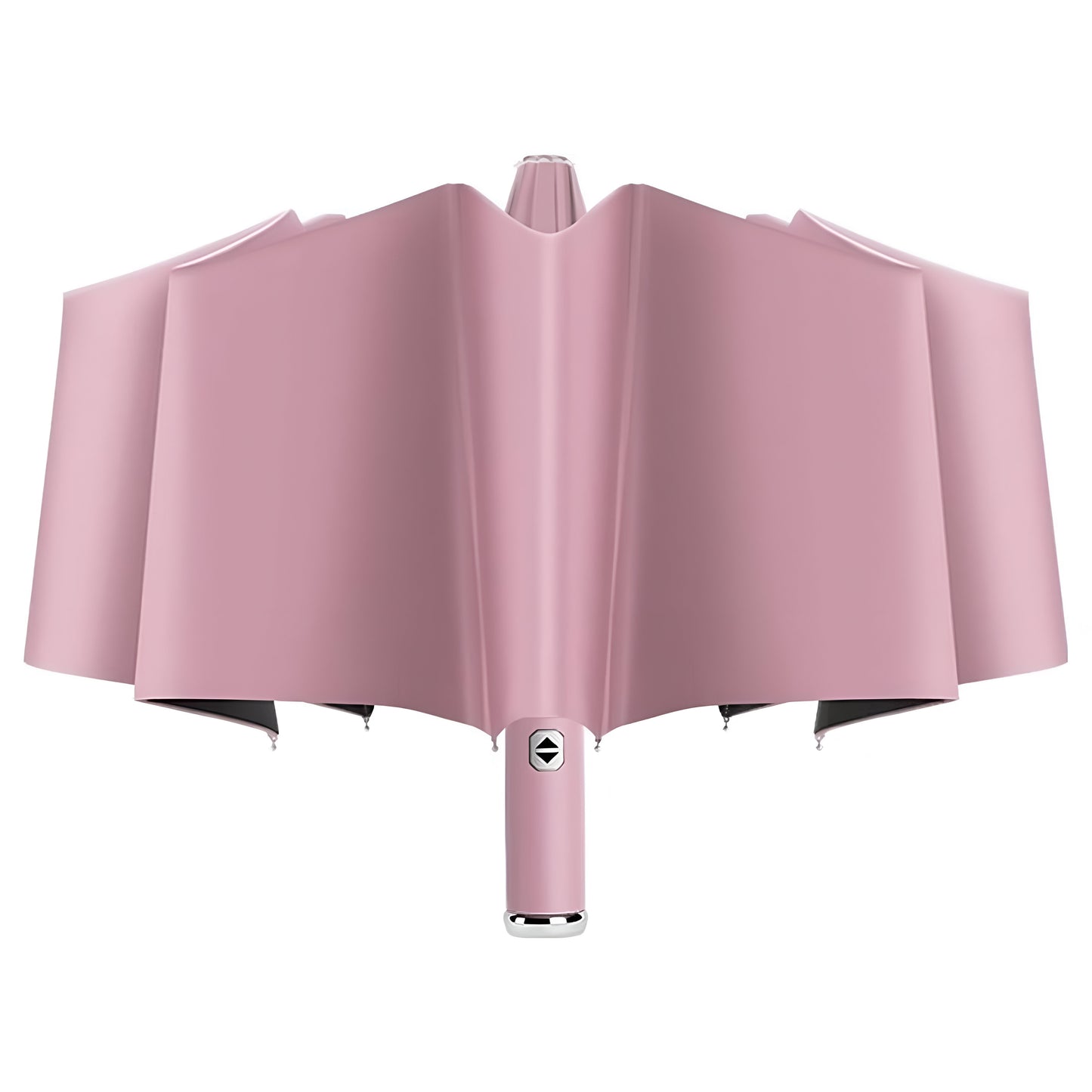 Umbrella with Torch Light, Rotating Handle & 12-Rib Windproof Design 3-Fold LED