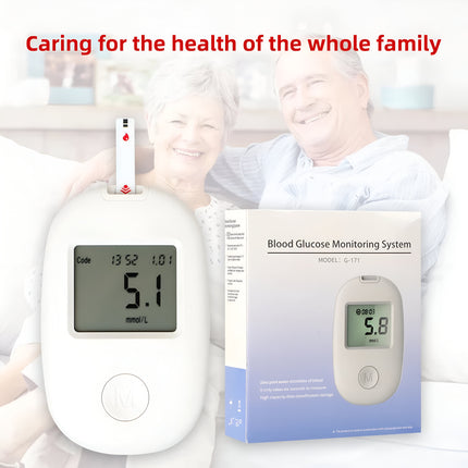 G-171 Blood Glucose Monitoring System | Diabetes Testing Kit with FREE 50 Test Strips & Lancets