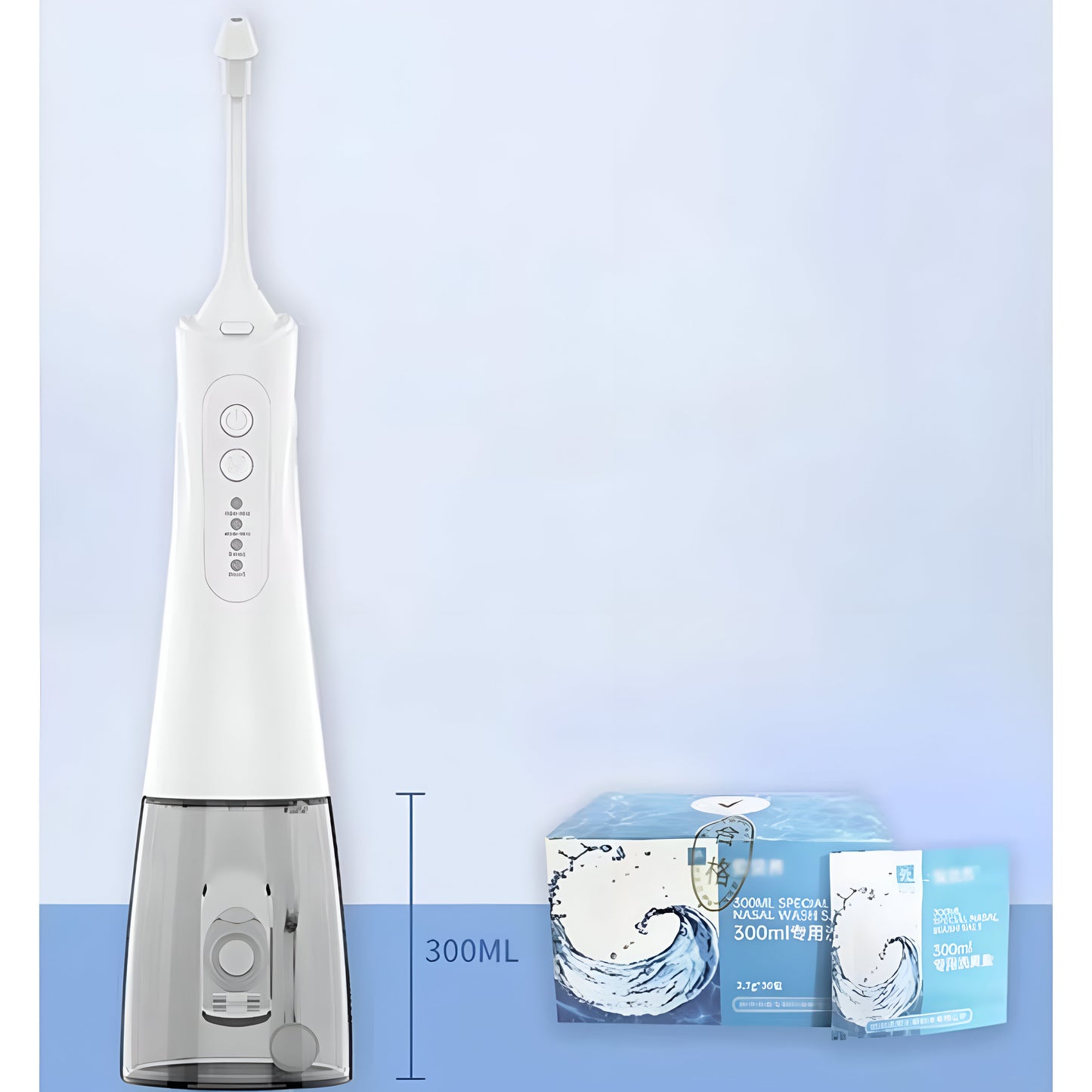 Electric Nasal Irrigator | Rechargeable Nasal Wash Device for Adults & Kids – Relieves Sinus Congestion, Allergy & Cold Symptoms