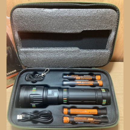 Yemao YM-G600 LED Flashlight | 3000M Long-Range High Power Torch for Outdoor & Emergency Use