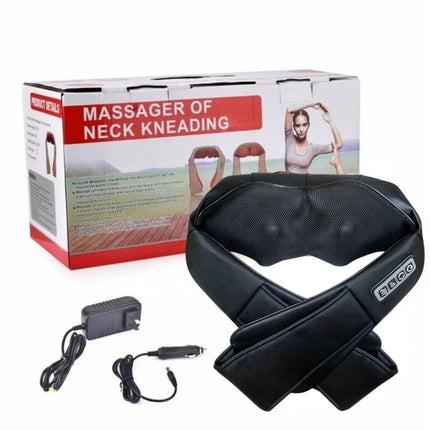 Electric Neck Kneading Massager with Heat | Silent Shoulder & Neck Pain Relief Massage Shawl