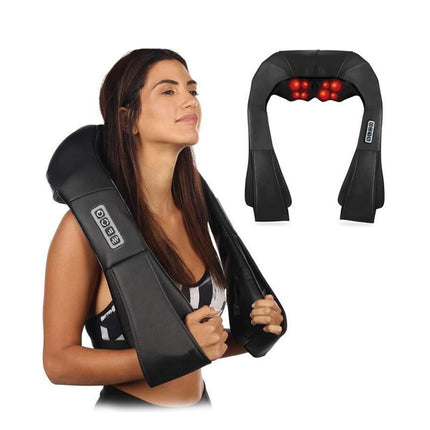 Electric Neck Kneading Massager with Heat | Silent Shoulder & Neck Pain Relief Massage Shawl