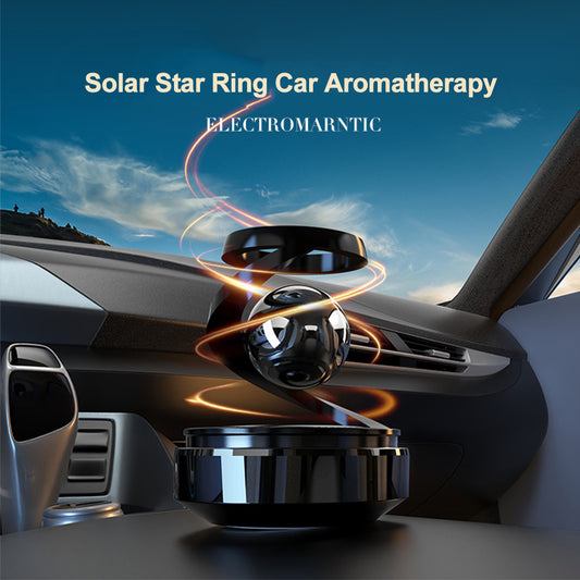 Solar Car Air Freshener Supplies Solar Rotation Suspension Interiors Accessories Auto Flavoring Car Perfume Deodorant Diffuser