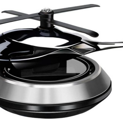 Solar-Powered Rotating Helicopter Aromacure Air Freshener for Car Interior