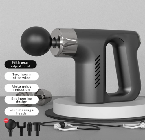 Massage Gun Fascial Gun Muscle Massager Deep Tissue Percussion Massager Body Relax Pain Relief Electric Therapy Gun for Fitness Relaxer