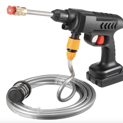 Portable High Pressure Spray Water Gun, Cordless Handheld Power Cleaner Water Gun, Various Water Spray Modes, Replaceable Nozzle, for Washing Cars/Fences/Siding