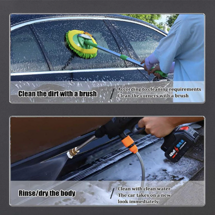 Portable High Pressure Spray Water Gun, Cordless Handheld Power Cleaner Water Gun, Various Water Spray Modes, Replaceable Nozzle, for Washing Cars/Fences/Siding
