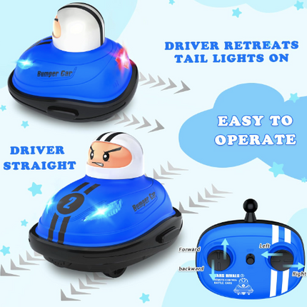 Remote Control Ejector Battle Bumper Cars with Drivers