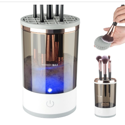 Electric Makeup Brush Cleaner, Makeup Brush Cleaner Machine with Brush Clean Mat, Automatic Cosmetic Brush Cleaner Makeup Brush Tools for All Size Beauty Makeup Brushes Set, Gift for Women Wife Friend