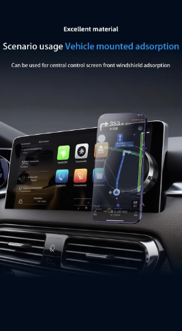 Intelligent Vacuum Suction Car Mount - Magnetic Universal Phone Holder