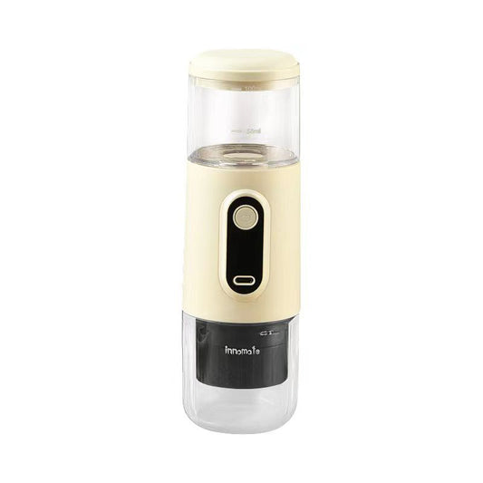 Portable Espresso Machine: Battery-operated with a compact design, suitable for travel.