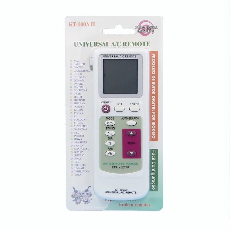 Universal AC Remote - Replacement for Broken or Lost Remotes