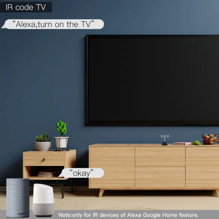 moes smart remote ir+rf controller, wifi, device share, timer schedule, app control, voice control