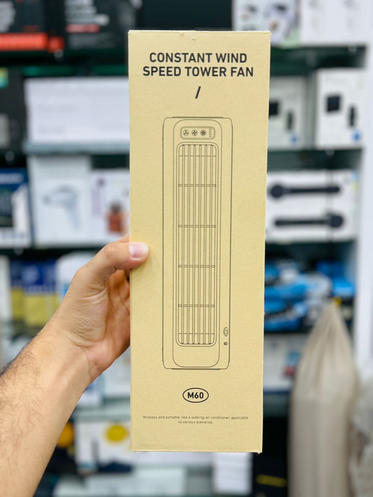 Constant Wind Speed Tower Fan