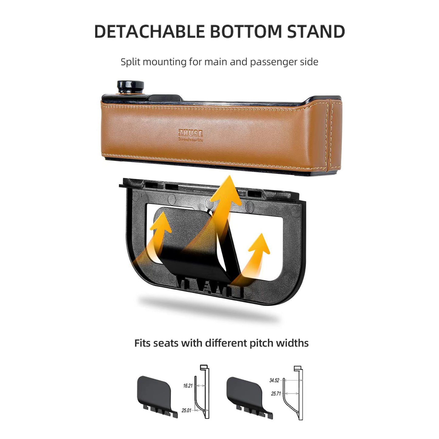Car Seat Filler Between Front Seat Center Console Organizer Universal Fit Multifunctional Practical Car Seat Collector Filler