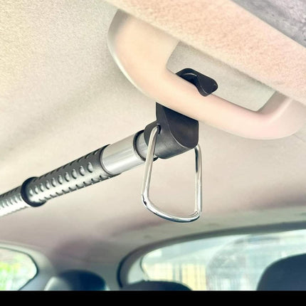 PEETTA 2-Pack Expandable Car Clothes Bar – Universal Hanging Closet Organizer Rack for Car, Truck, SUV, Van, or RV – Portable Metal Suit Hanger & Storage Rod