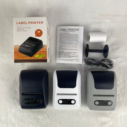 Portable Wireless Thermal Label Printer – Bluetooth Inkless Sticker & Barcode Label Maker for Home, Office & Business