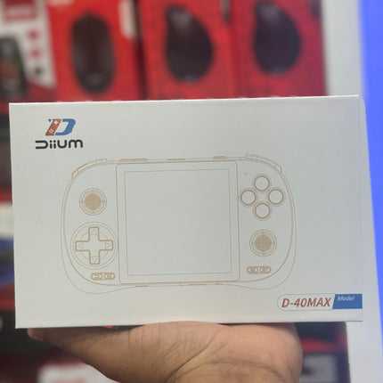 D40 MAX Handheld Game Console – 4.0" HD Touch Screen, 20,000+ Built-In Retro Games, WiFi & Bluetooth, Cloud Gaming, Dual Joystick Portable Gaming Device