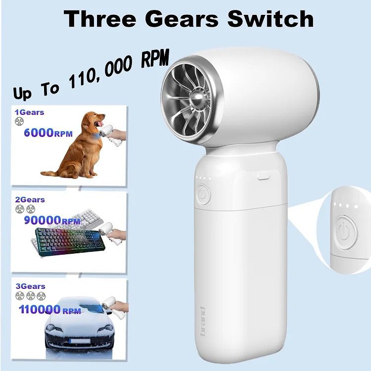 Detachable High-Speed Power Bank Fan