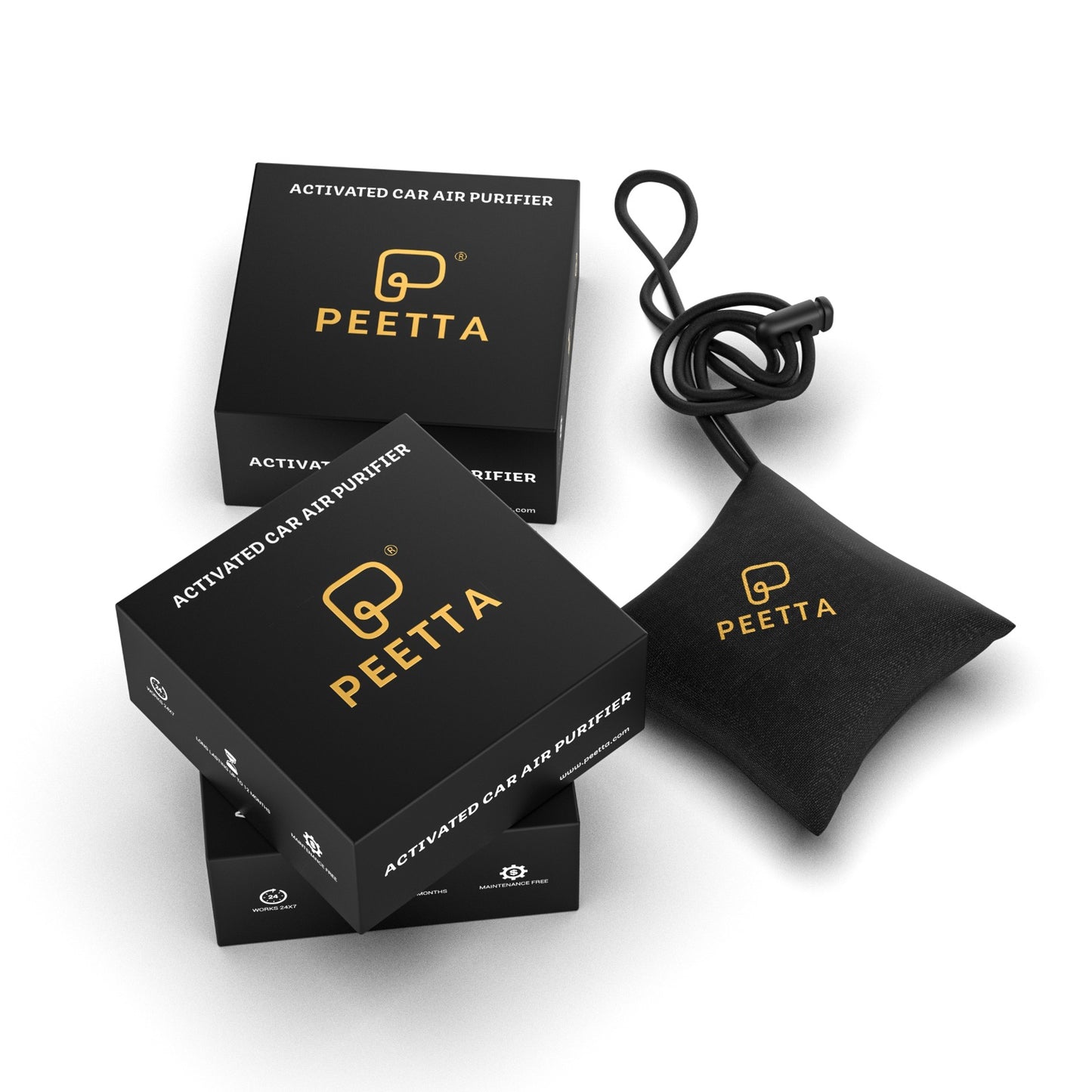 .PEETTA Non-Electric Activated Car Air Purifier