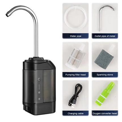 Induction Intelligent Oxygen Pump Outdoor – Portable Rechargeable Smart Water Dispenser