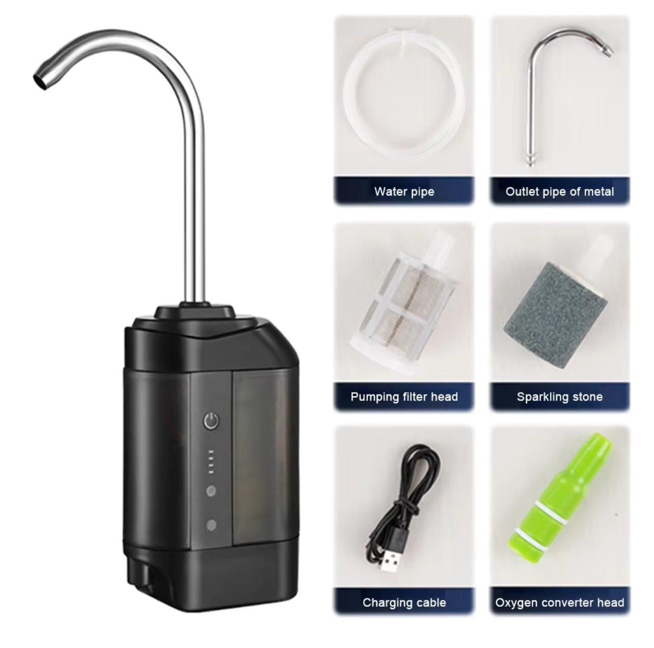 Induction Intelligent Oxygen Pump Outdoor – Portable Rechargeable Smart Water Dispenser