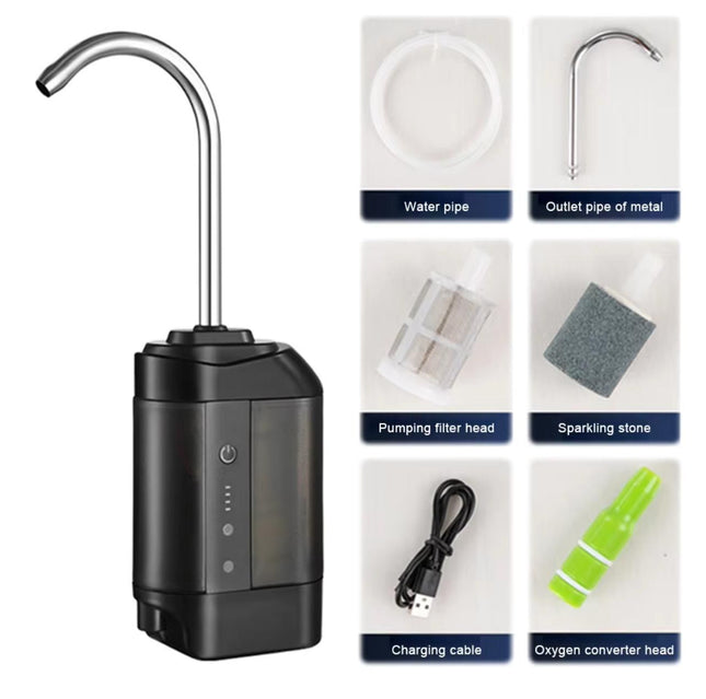 Induction Intelligent Oxygen Pump Outdoor – Portable Rechargeable Smart Water Dispenser