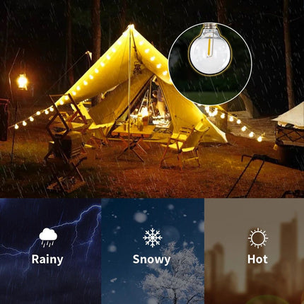 String Lights With Solar Panel