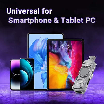 M9 5-in-1 Mobile Gaming Keyboard & Mouse Combo Pack | Wired & Bluetooth Dual Mode | Plug & Play for Android & iOS