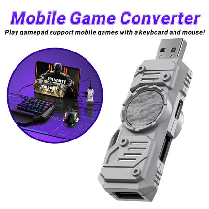 M9 5-in-1 Mobile Gaming Keyboard & Mouse Combo Pack | Wired & Bluetooth Dual Mode | Plug & Play for Android & iOS
