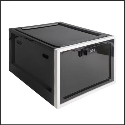 Safety plastic medical storage box with lock childproof first aid lockable